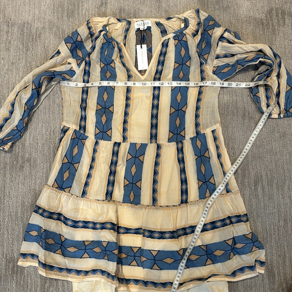 Velvet Kelly Embroidered Mini Dress NWT - Picture 10 of 12